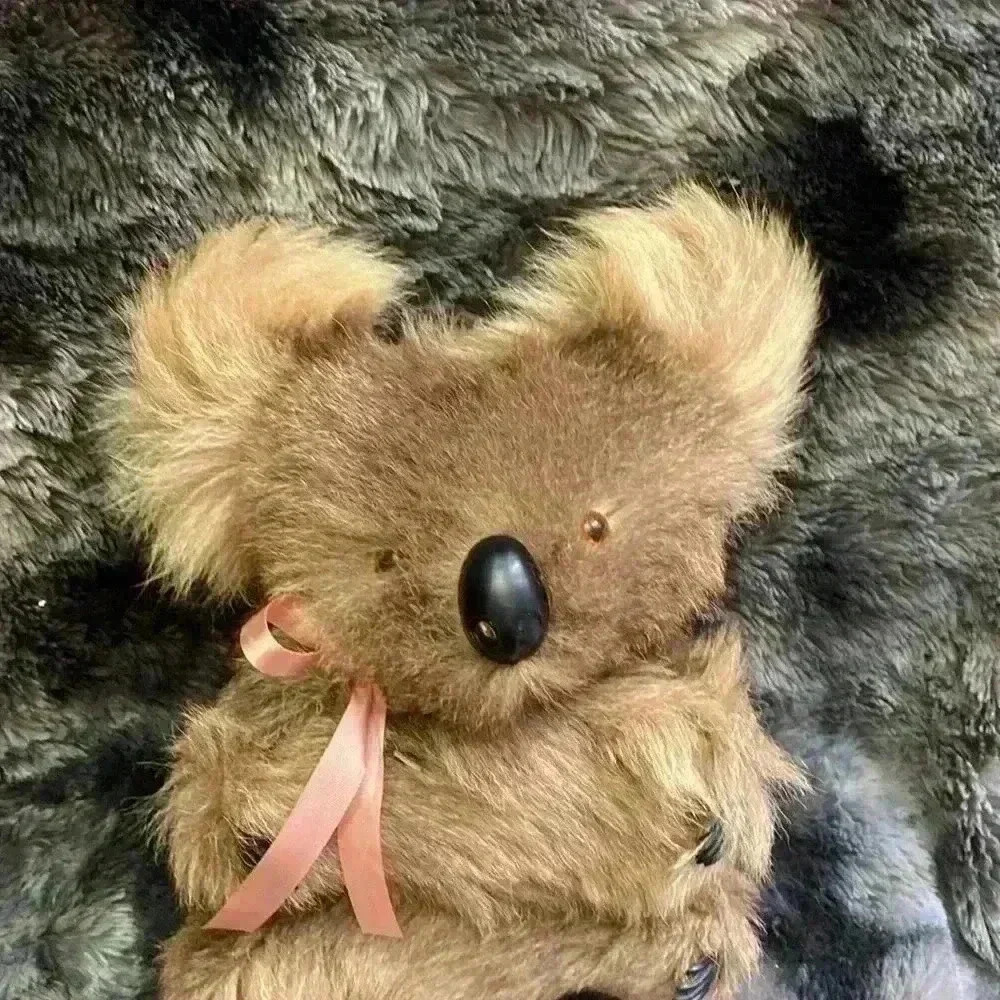 Vintage Australian Koala bear real fur plush  stuffed animal Australia real fur - Picture 5 of 12